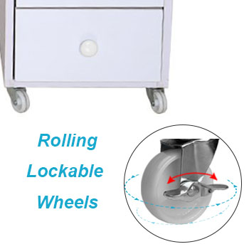 Rolling Lockable Wheels